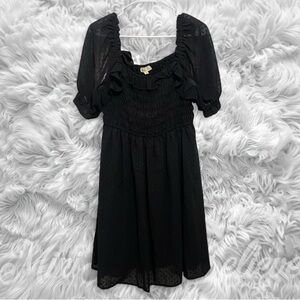 Elegant Black Midi Dress